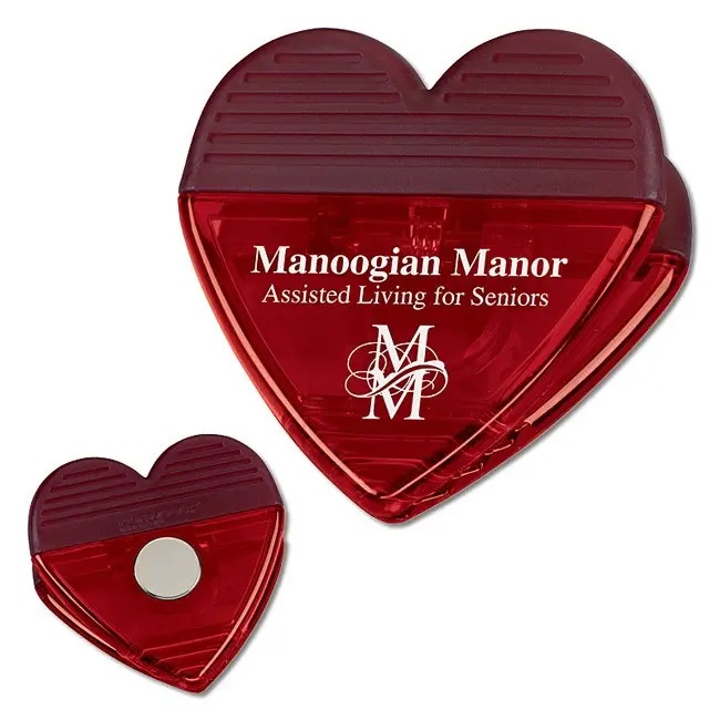Heart Shape Magnet Clip