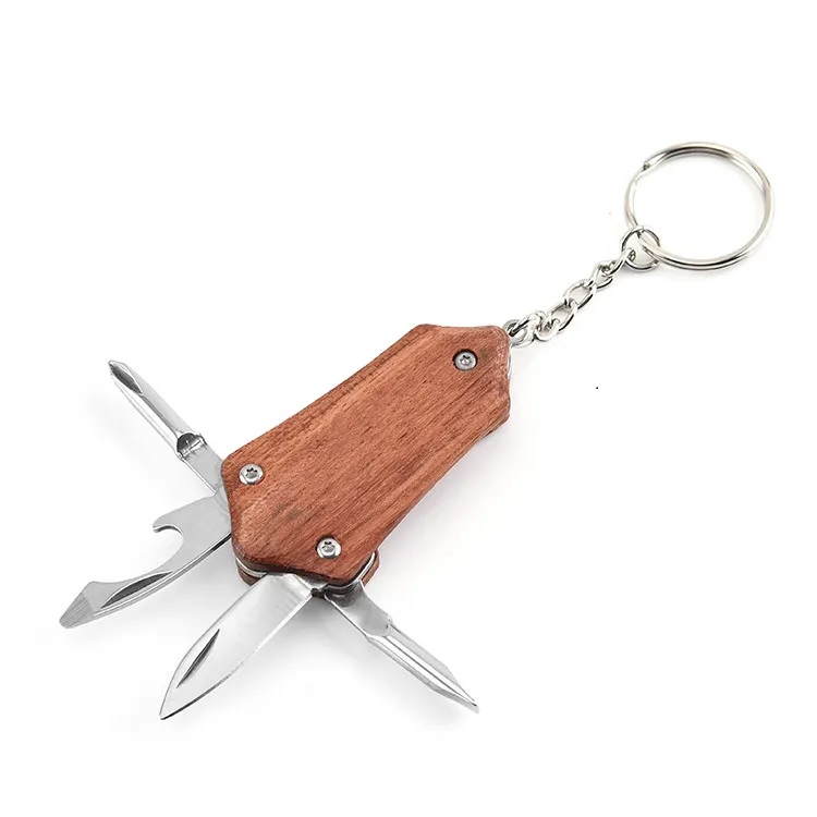 5 in 1 Pocket Knife with Key Chain