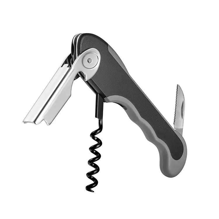 Plastic Handle Corkscrew Bottle Wine Opener