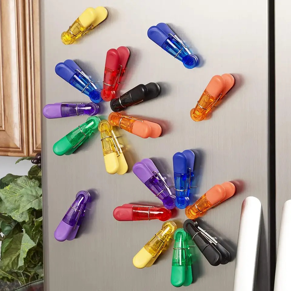 Colorful Magnetic Food Bag Clip