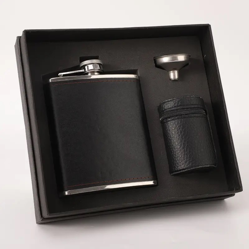 304 Stainless Steel Hip Flask Set