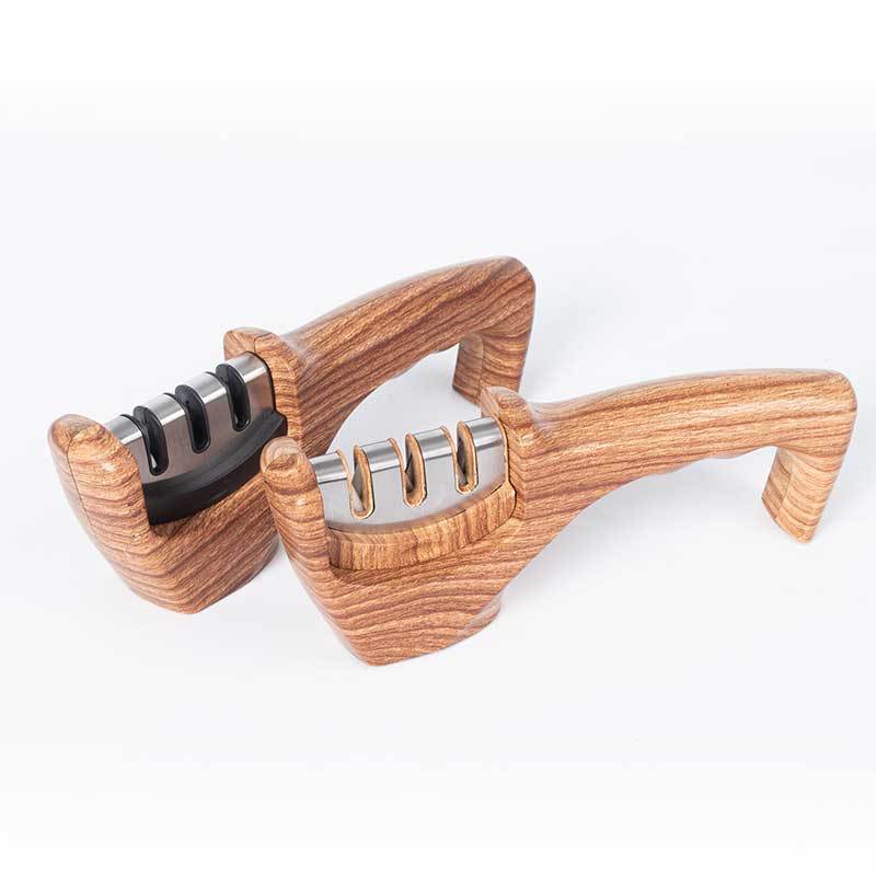 Wooden Texture Knife Sharpener