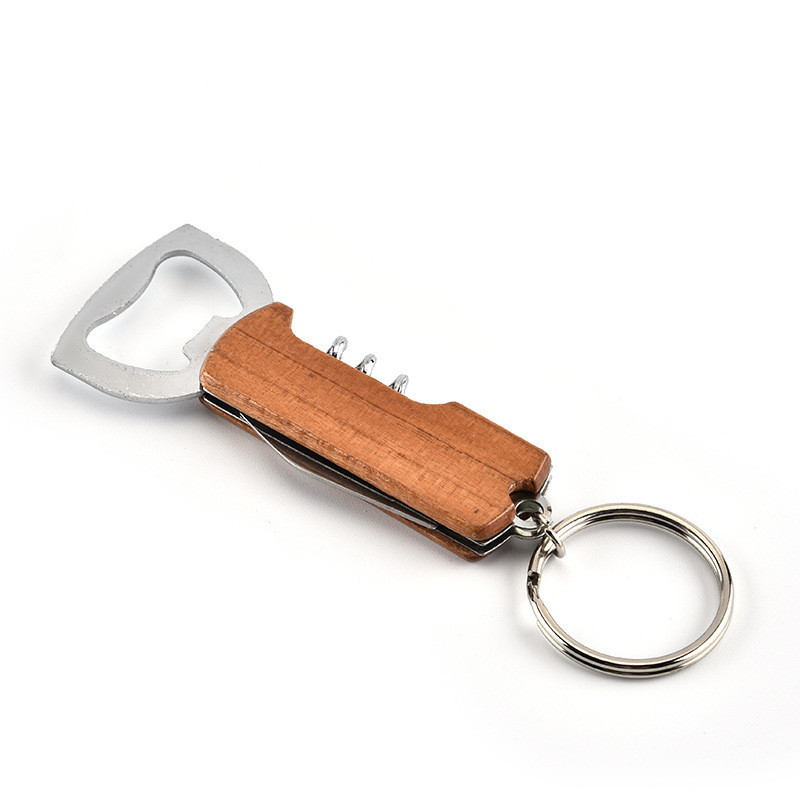 Wooden Handle Wine Bottle Opener