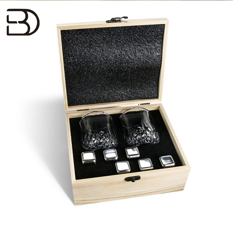 BJSJX05 Stainless Steel Whiskey Stone Set