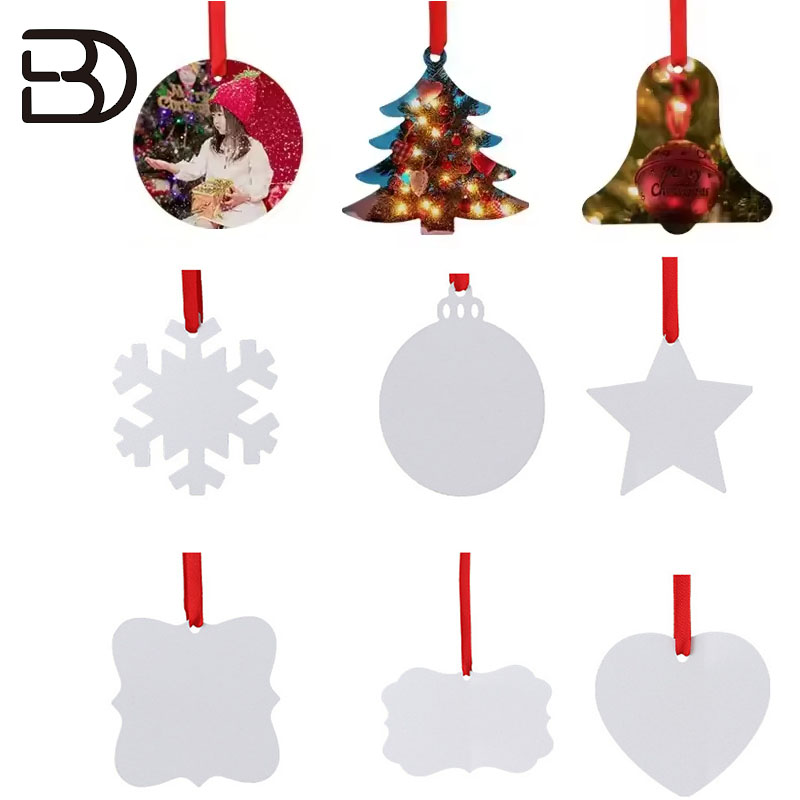 SQ02 Aluminum Sublimation Christmas Decorations