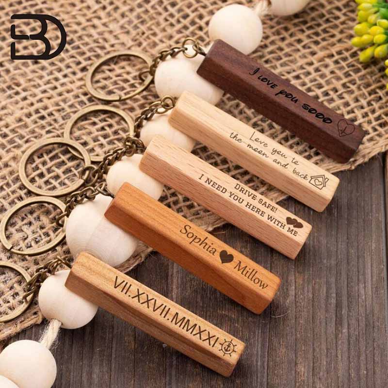 YSK02 Wooden Key Ring